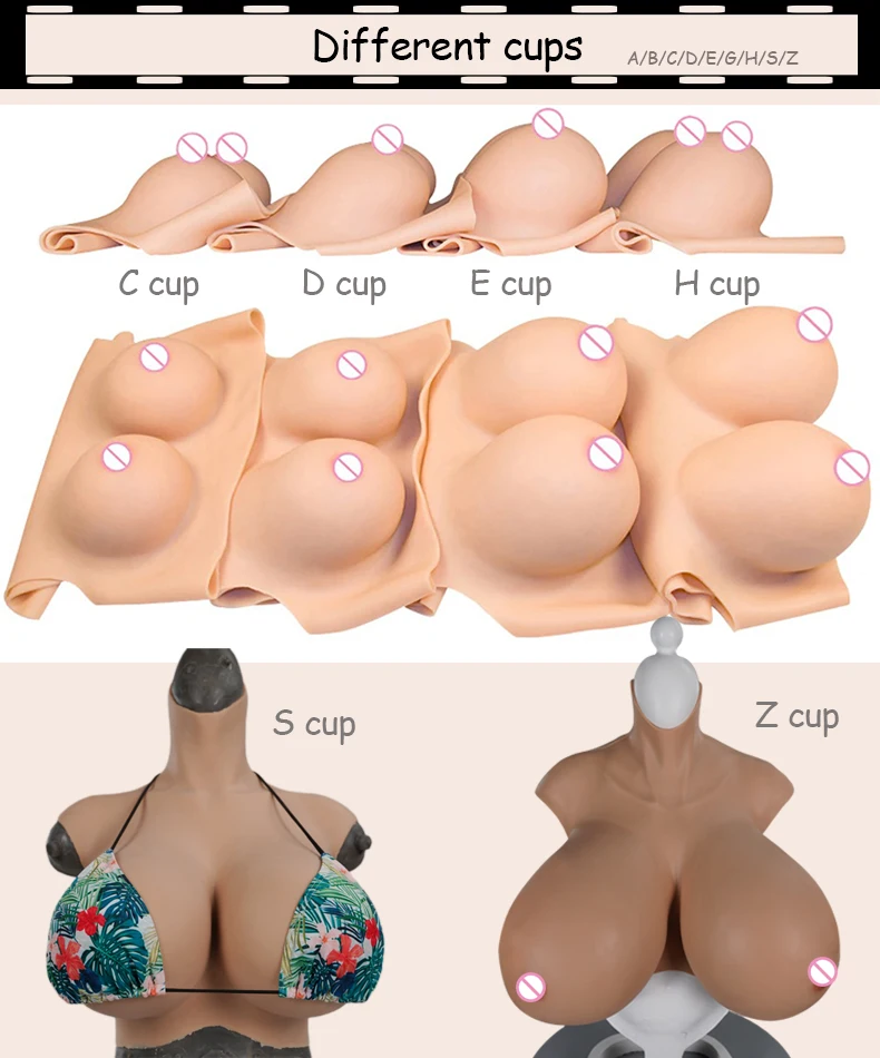 Big S Cup Breast Form