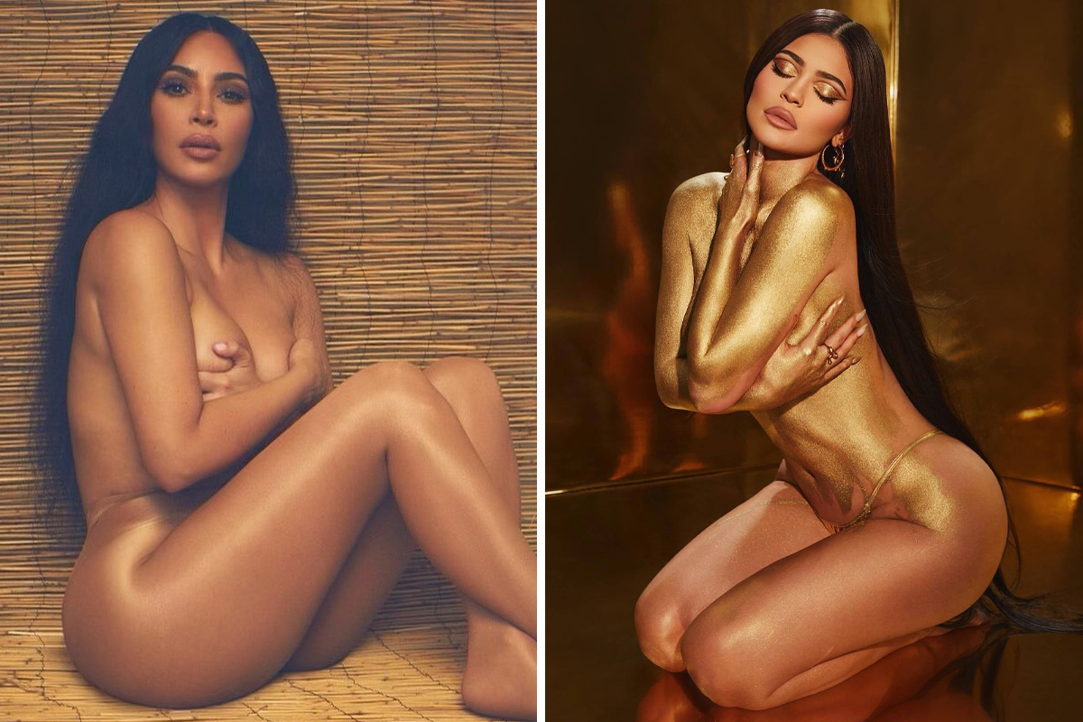 The Kardashian-Jenner sisters bare it all on social media: from posing completely nude to rocking tiny bikinis