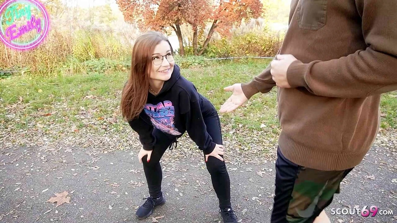 German Amateur Shower Creampie Fuck for Petite Teen Tinyemily after Caught at Jogging