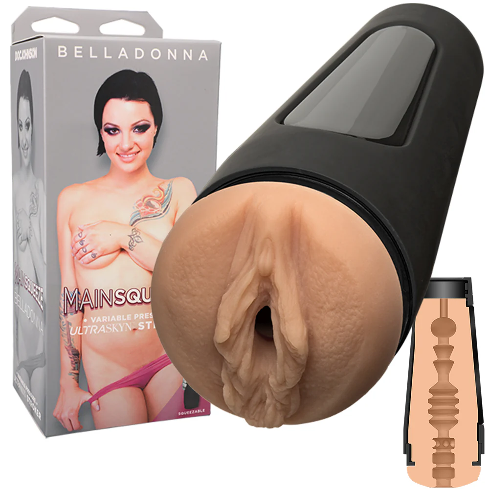 Main Squeeze Belladonna UTRASKYN Pocket Pussy Male Masturbator Stroker