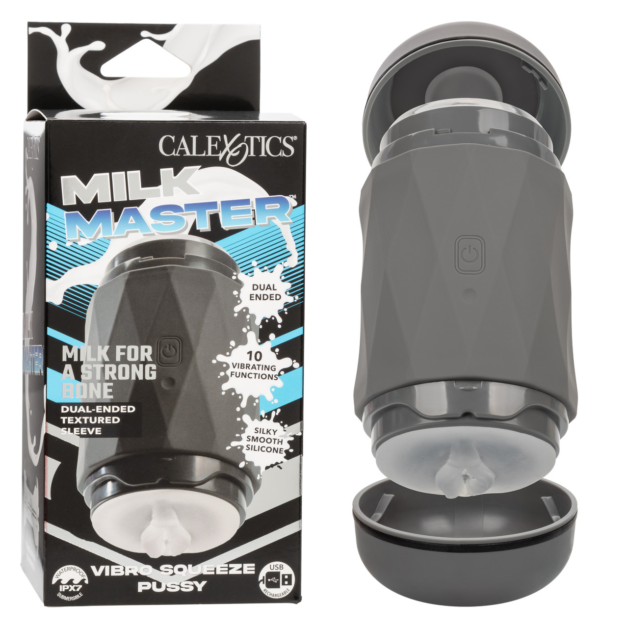 SE-5550-15-3 Milk Master Vibro Squeeze Pussy