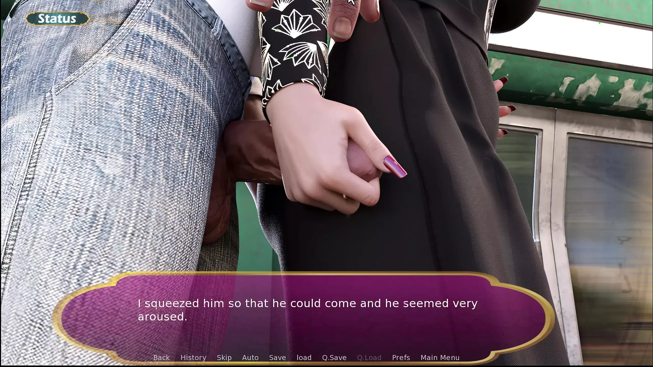 Fatimas Lust 6 Fatima got Robbed and Cummed on Her Hand: South African Cartoon Porn