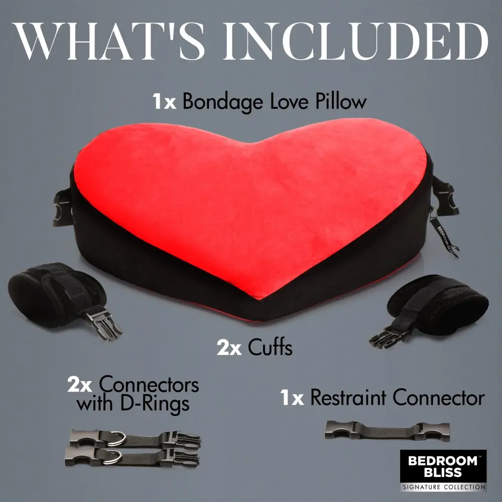 BDSM Love Pillow Bedroom Bondage Restraints and Cuffs