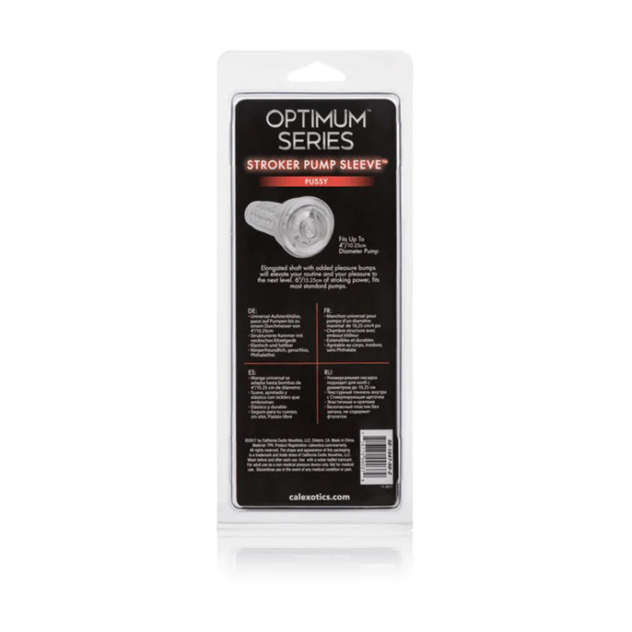 Optimum Series Universal Penis Pump Stroker and Vagina Sleeve