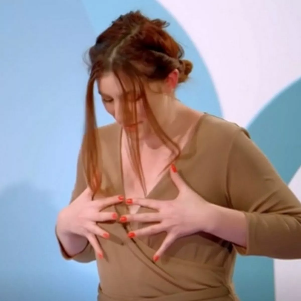 Mum whose boobs are ruining sex life strips naked on TV to see what surgery looks like