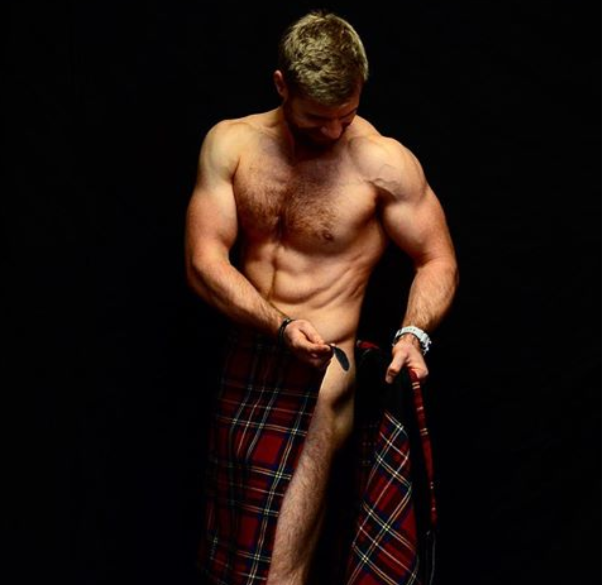 Men in kilts