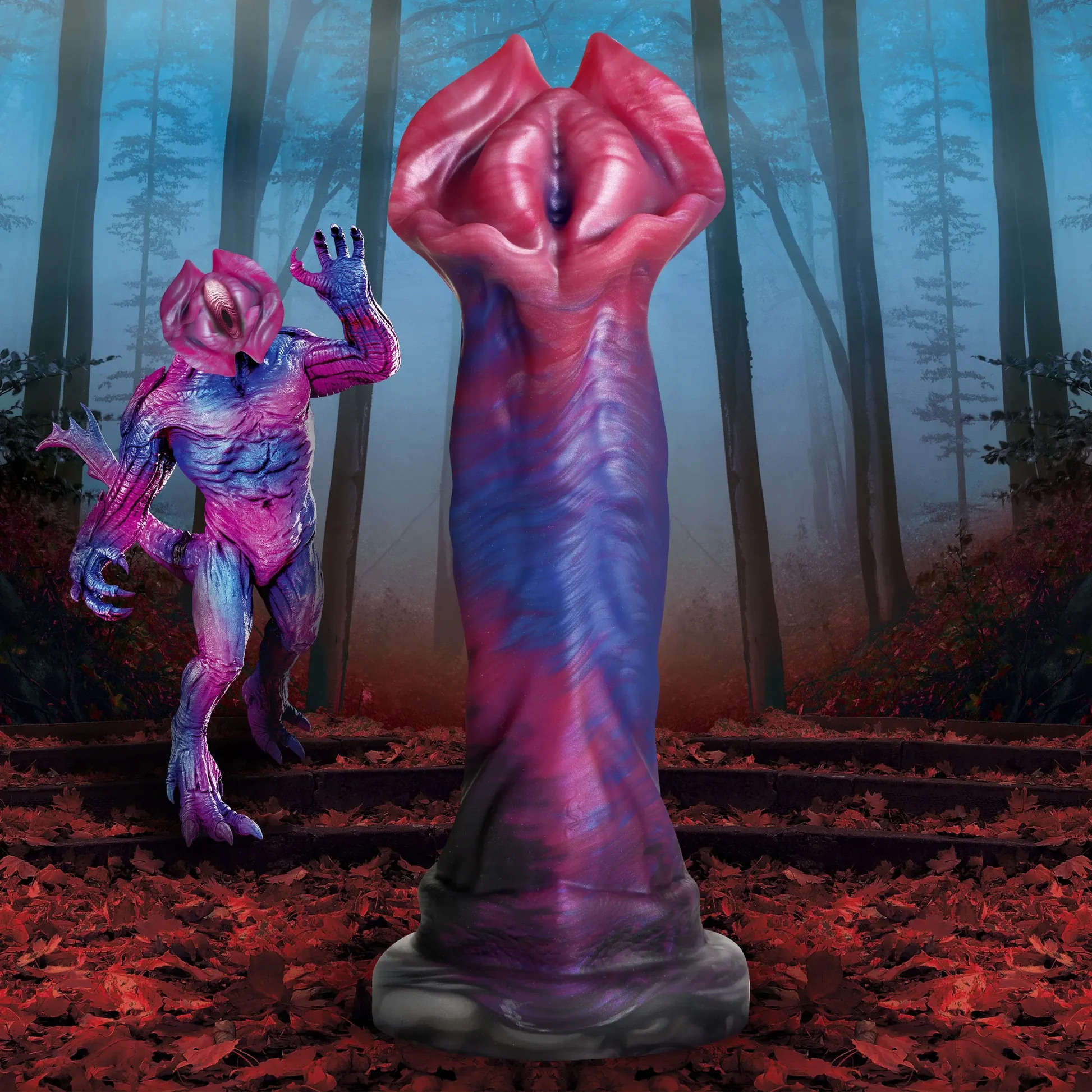 Demogorgon Dildo Step Into The Upside Down Silicone Dildo Fantasy