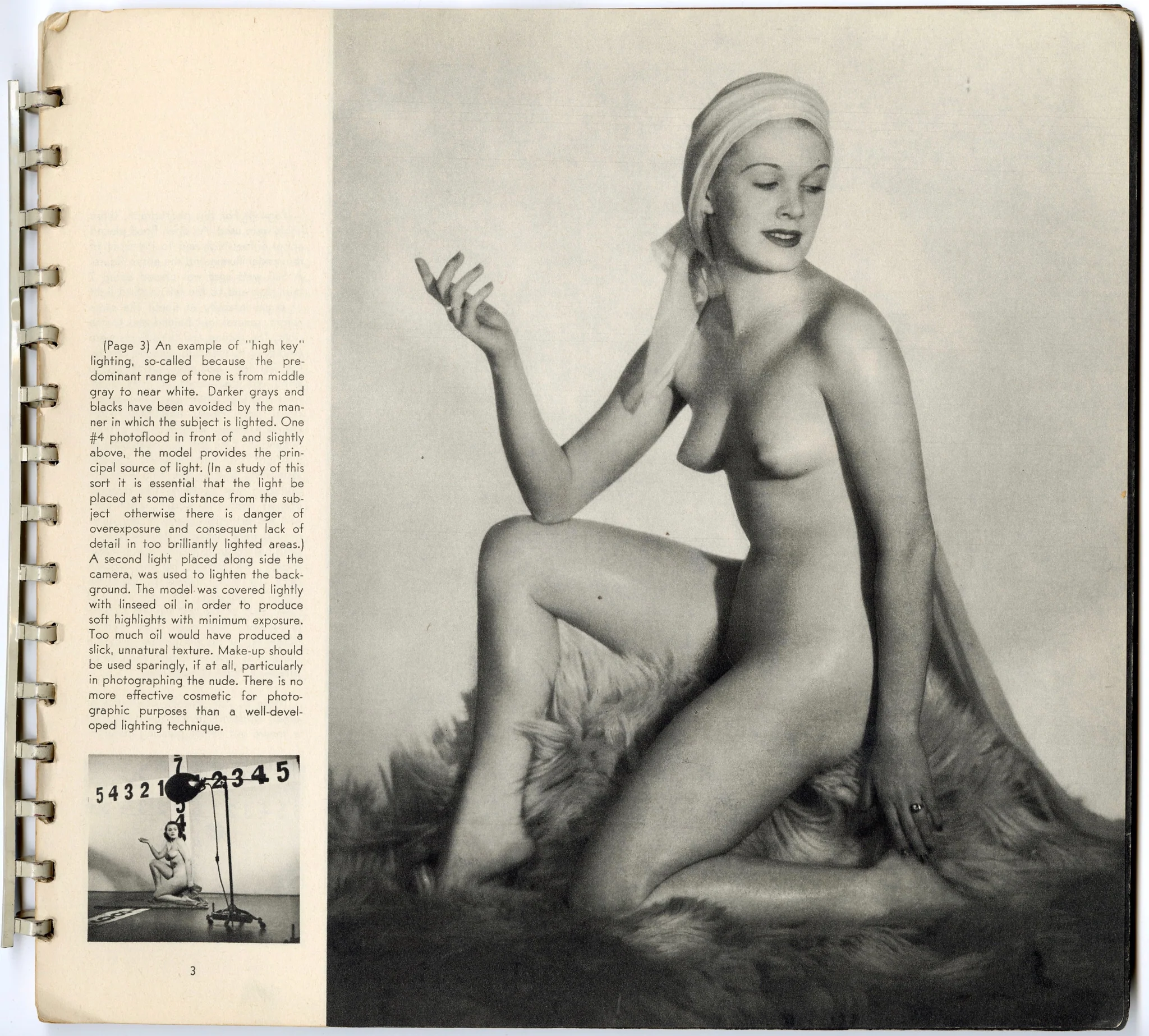 1940s NEW PHOTOGRAPHY Lighting Composition by Bruno of Hollywood P