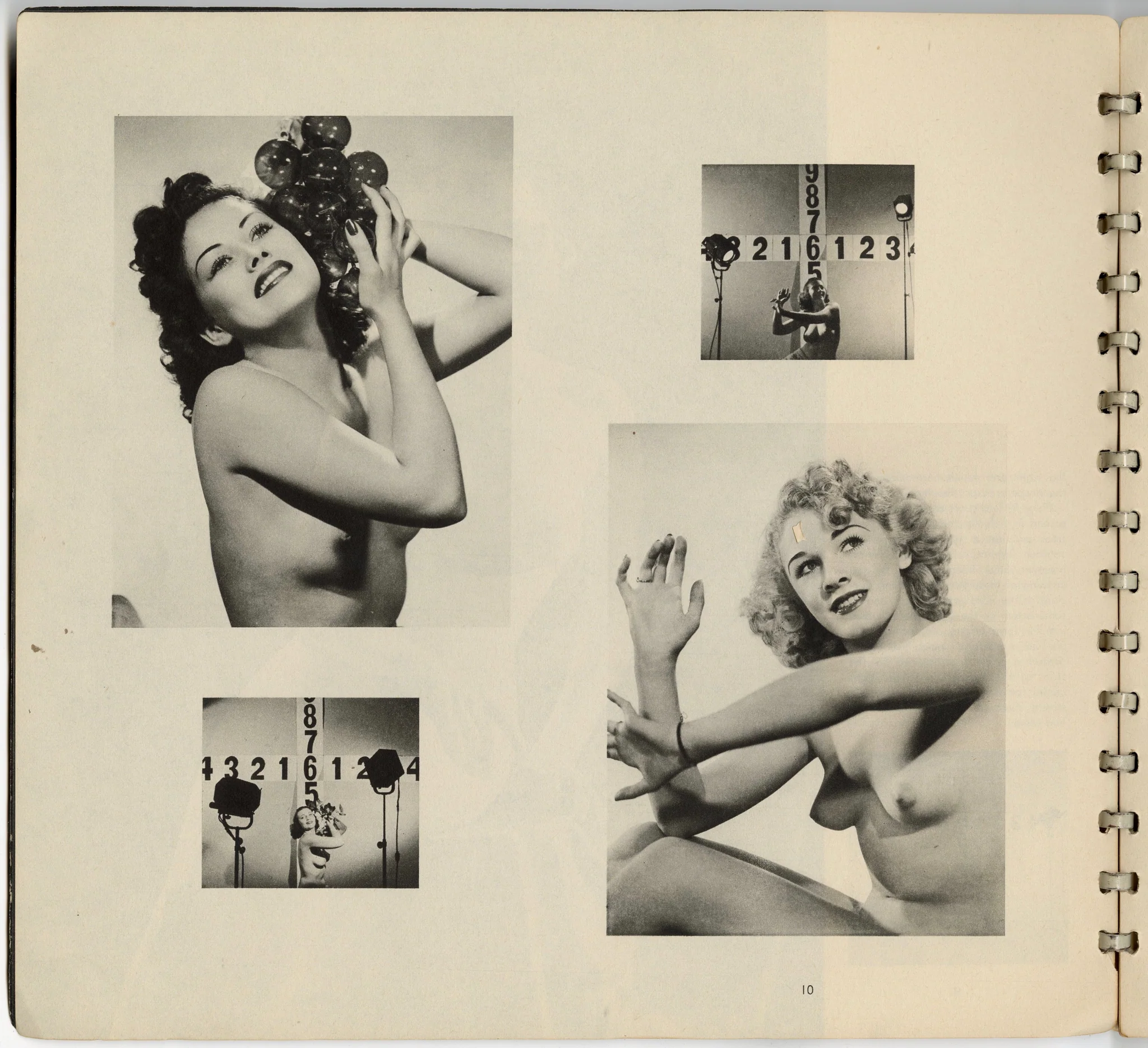 1940s NEW PHOTOGRAPHY Lighting Composition by Bruno of Hollywood P