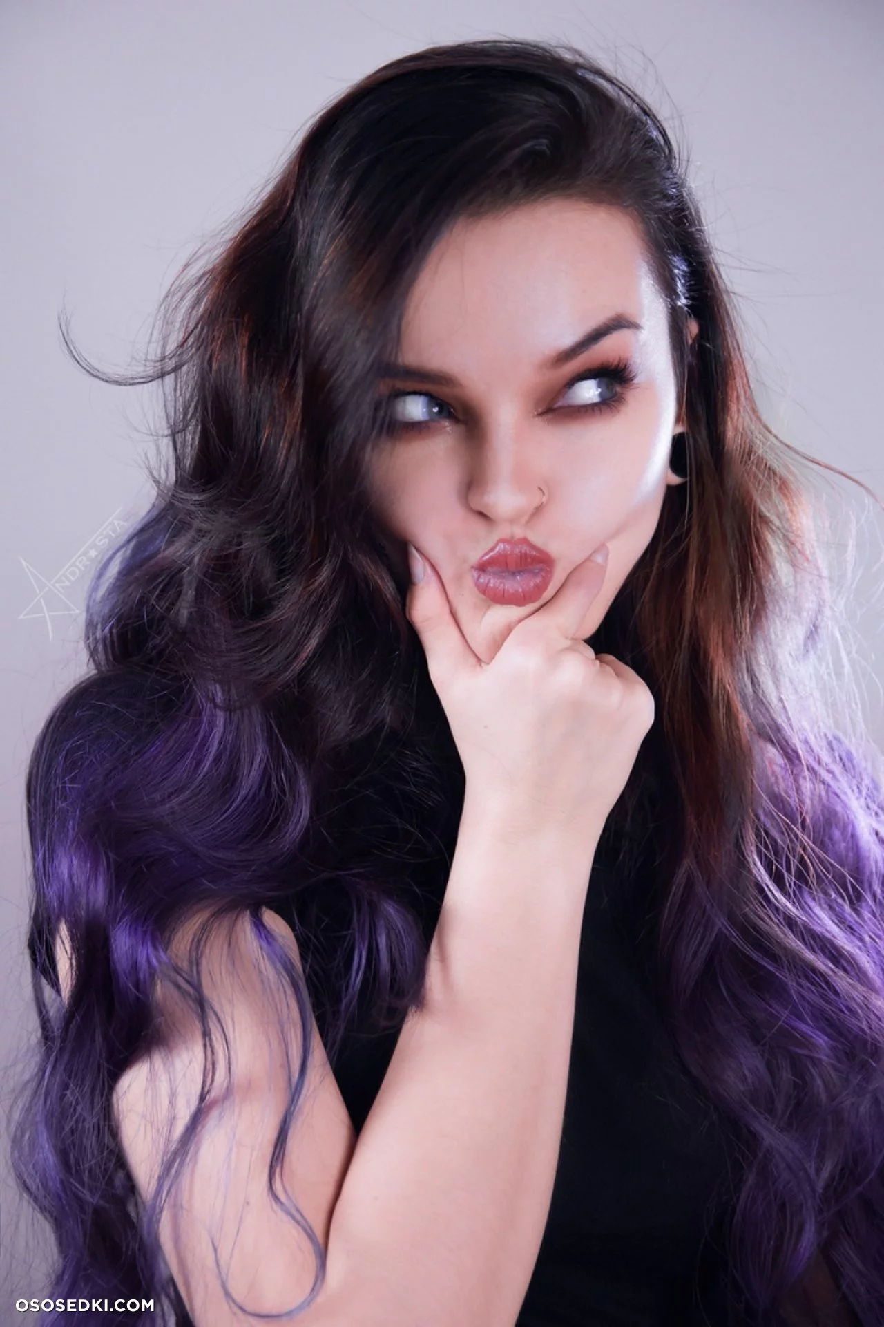 Model in cosplay from