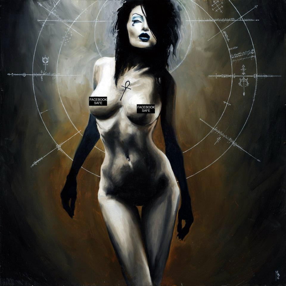 Death from Sandman nude 2012 SOLD in Menton Matthews IIIs Personal Work