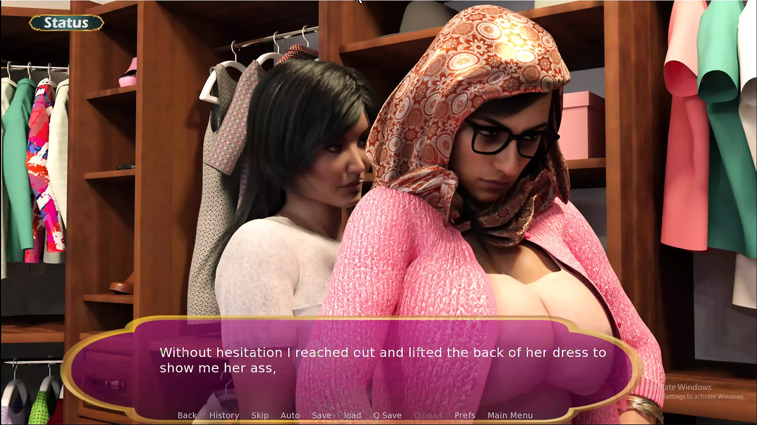 Fatimas Lust 4 Fatima Helped Lilly with Her Bush and She got so Wet