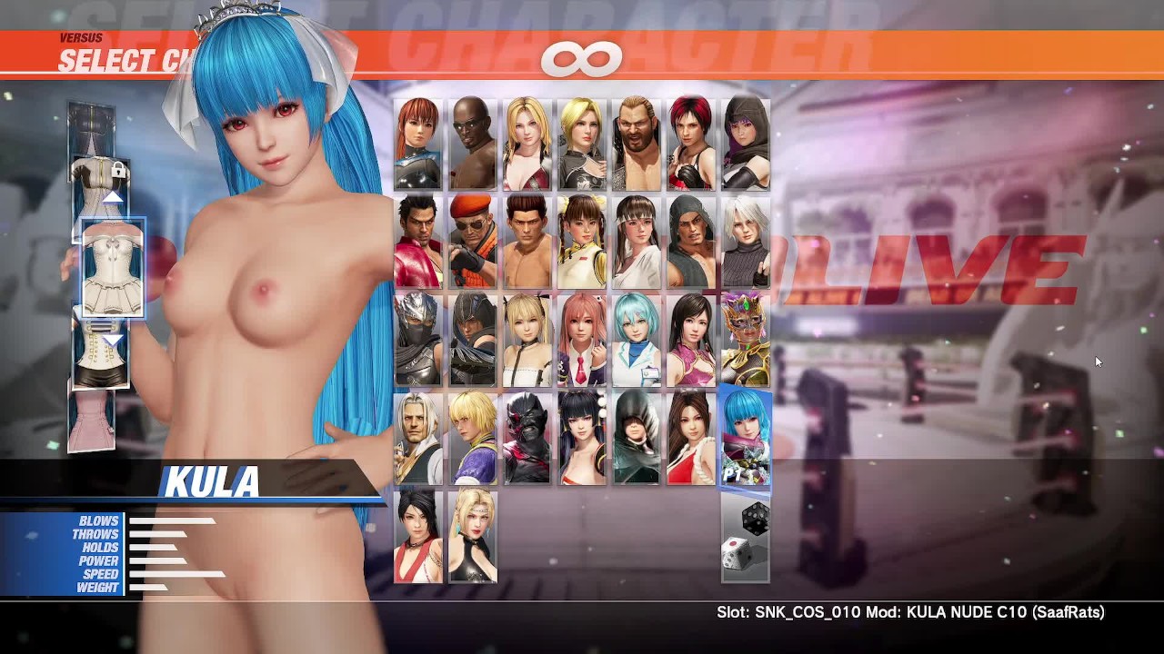 Dead Or Alive Nude Mods Installed agmeplay Naked Kula And Zack Match 18