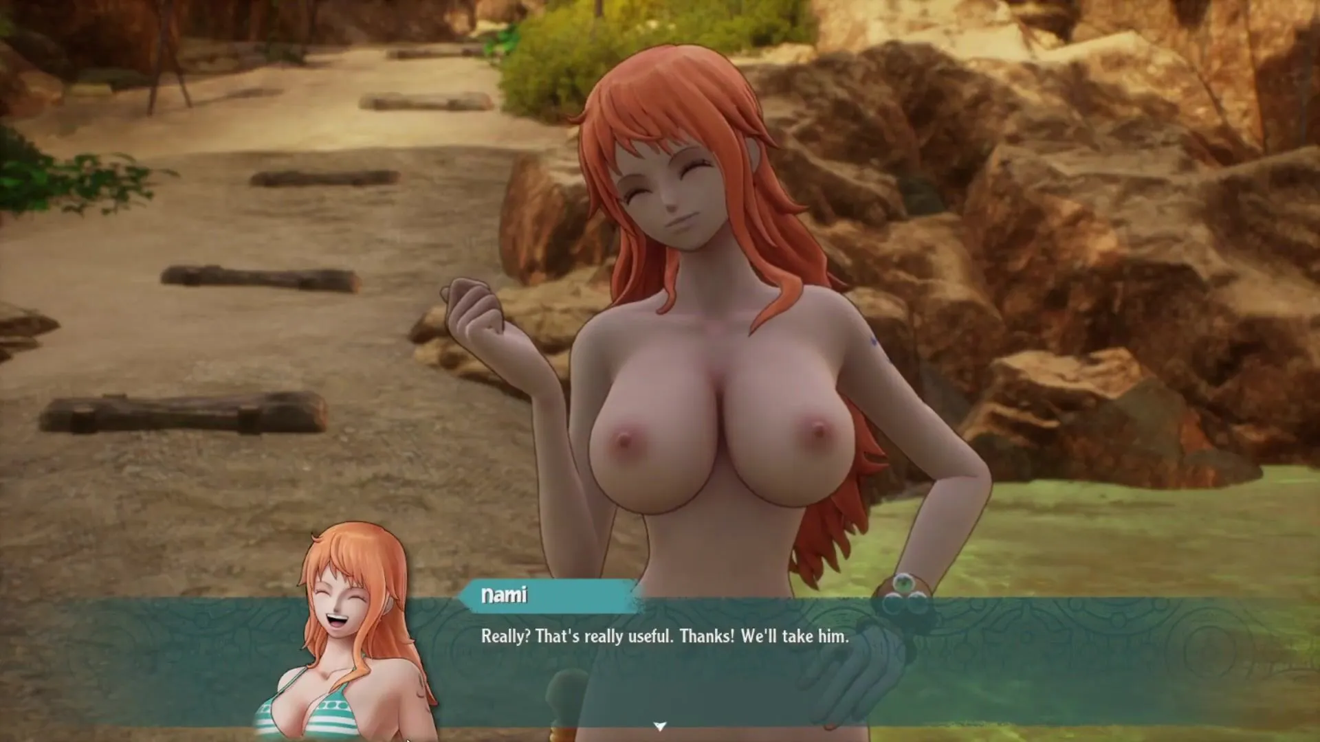 One Piece Odyssey Nude Mod Installed Gameplay Part 21 18 Hentai Game