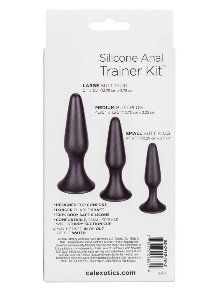 Silicone Suction Cup Anal Trainer Kit
