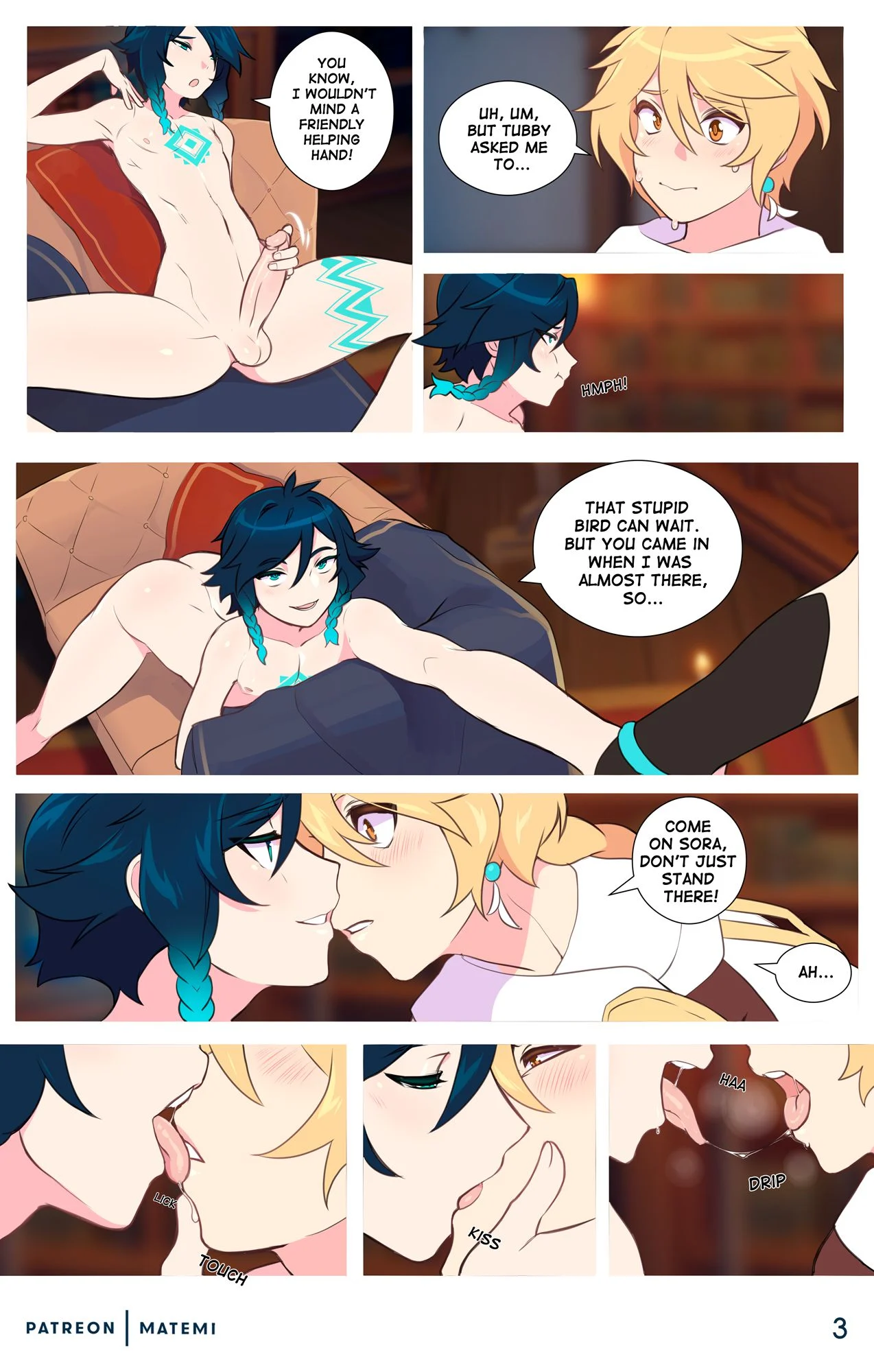 Venti X Aether Genshin Impact Matemi