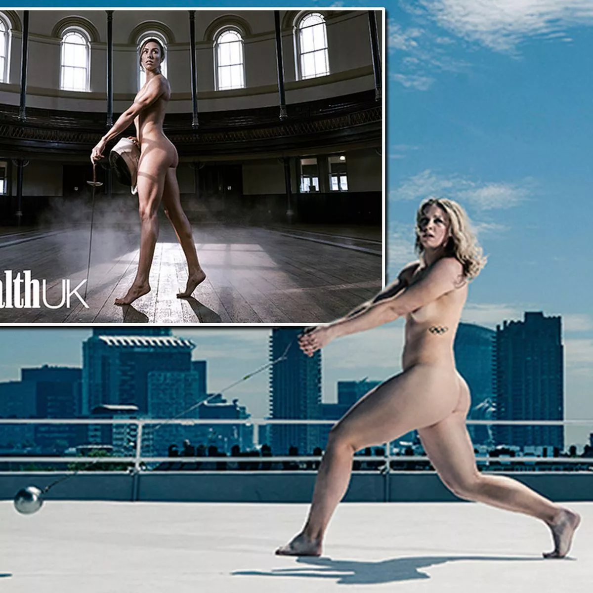 Olympians Samantha Murray Sophie Hitchon and Fran Halsall strip NAKED to show pride in their athletic shapes