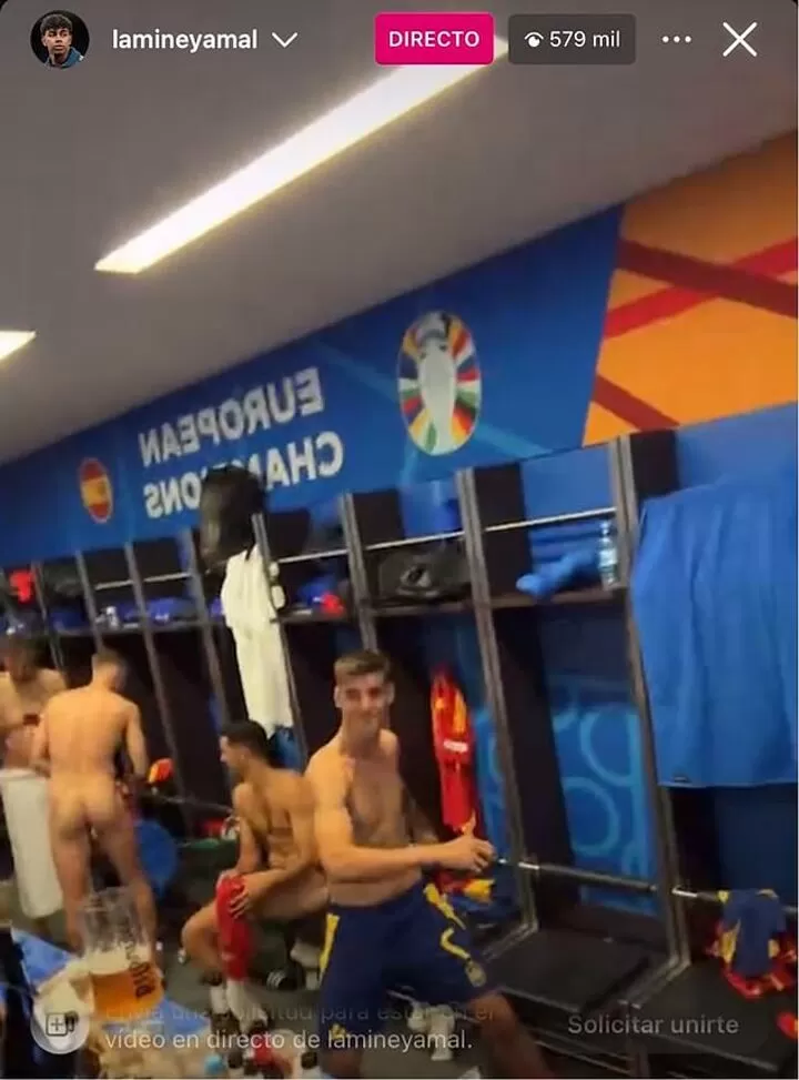 Yamal makes post-match gaffe by showing his Spain team-mates naked on Instagram All Football