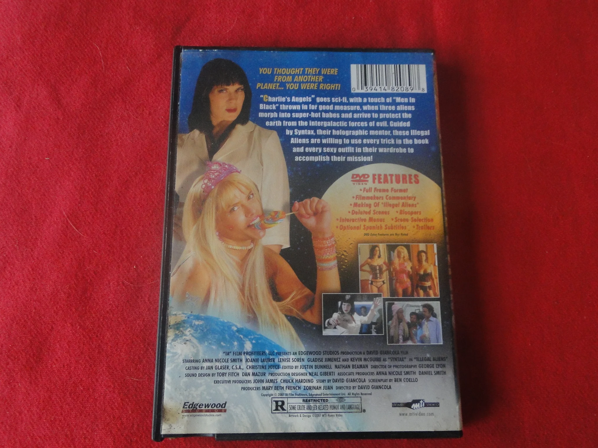 Vintage Adult Erotic Sexy Porn XXX DVD Movie Illegal Aliens