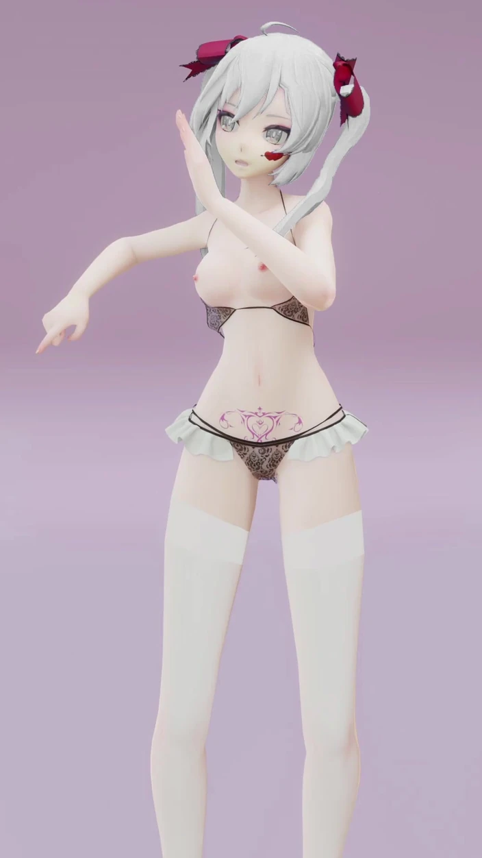 Hatsune Miku Dancing Renai Circulation MMD 3D