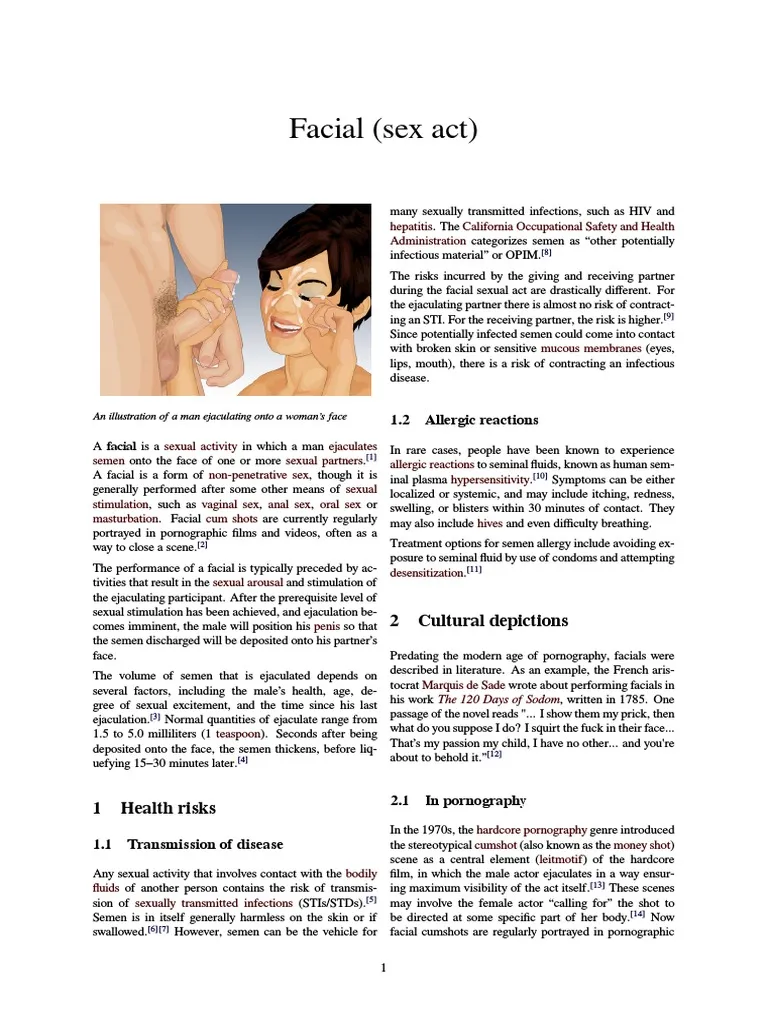 Facial Sex Act