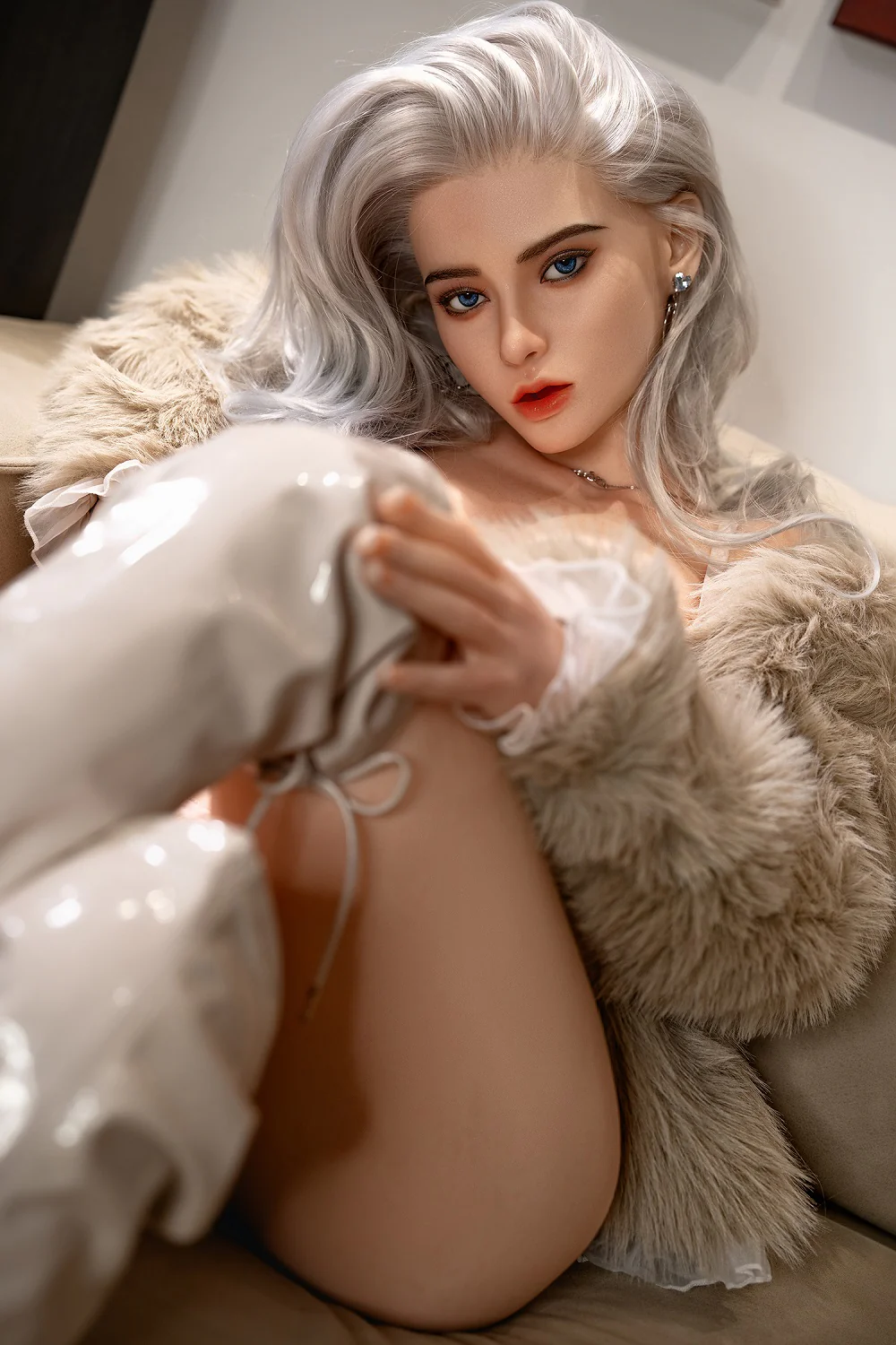 Lara 5ft38 164cm M12 Silicone Head TPE Body Big Boobs Curvy Full Siz