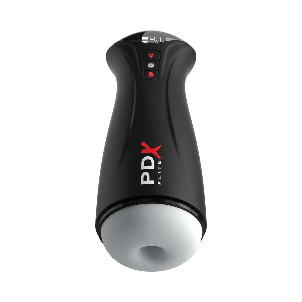 Sucking Vibrating Mens Masturbator