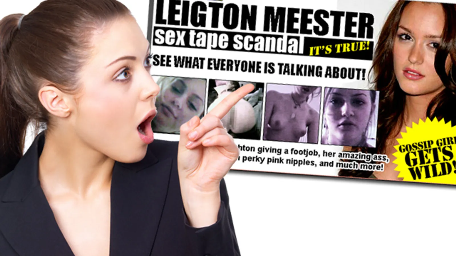 Gossip Girl Leighton Meester in Sex Tape
