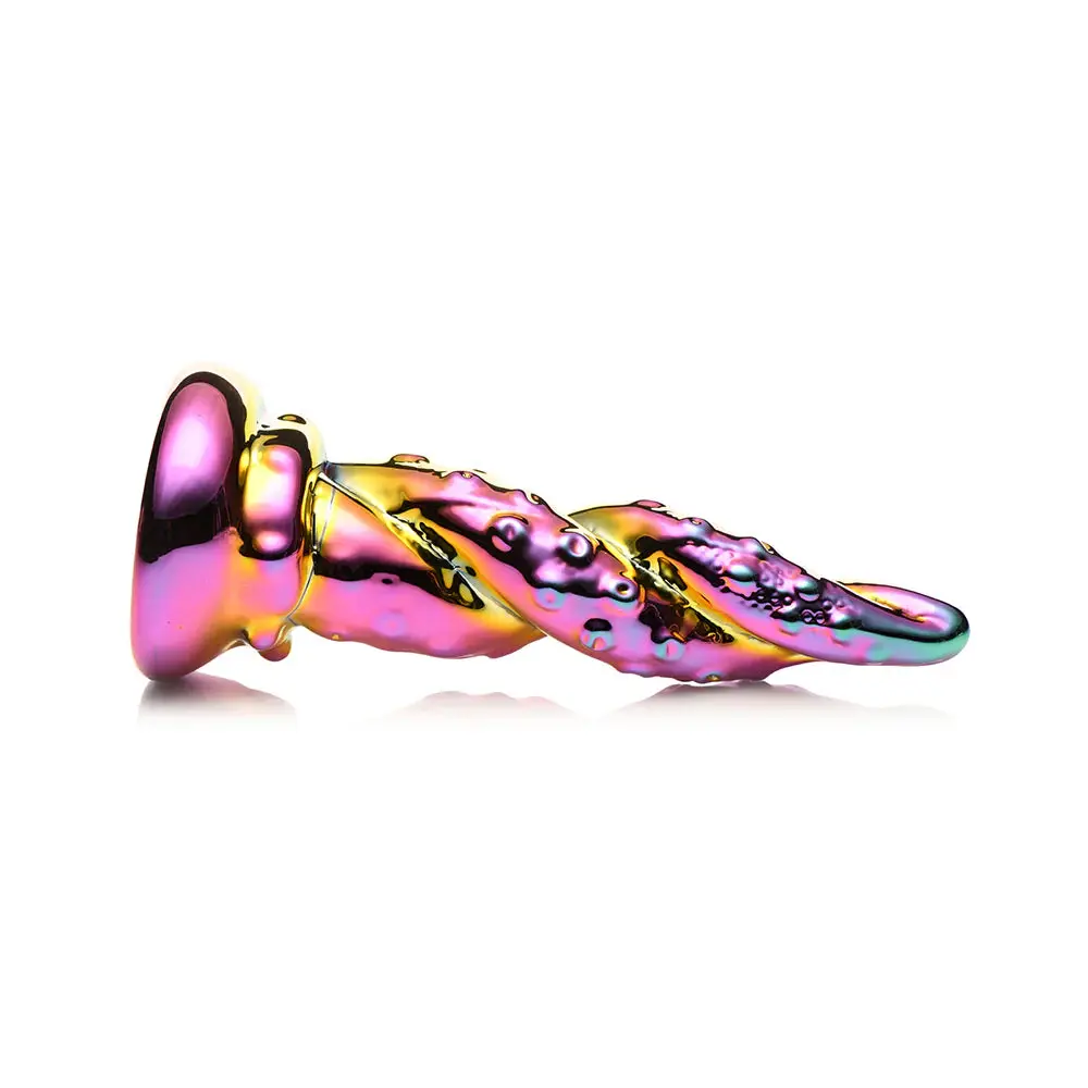 Enchantress Rainbow Glass Dildo Octopus Anal Toy Glass Dildo