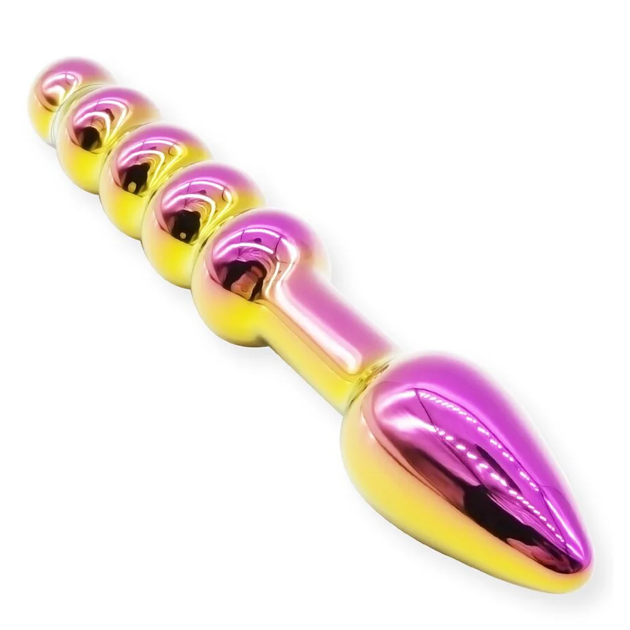 Large Waterproof Vaginal Massager Adult Anal Glass Dildo Sex Toy P