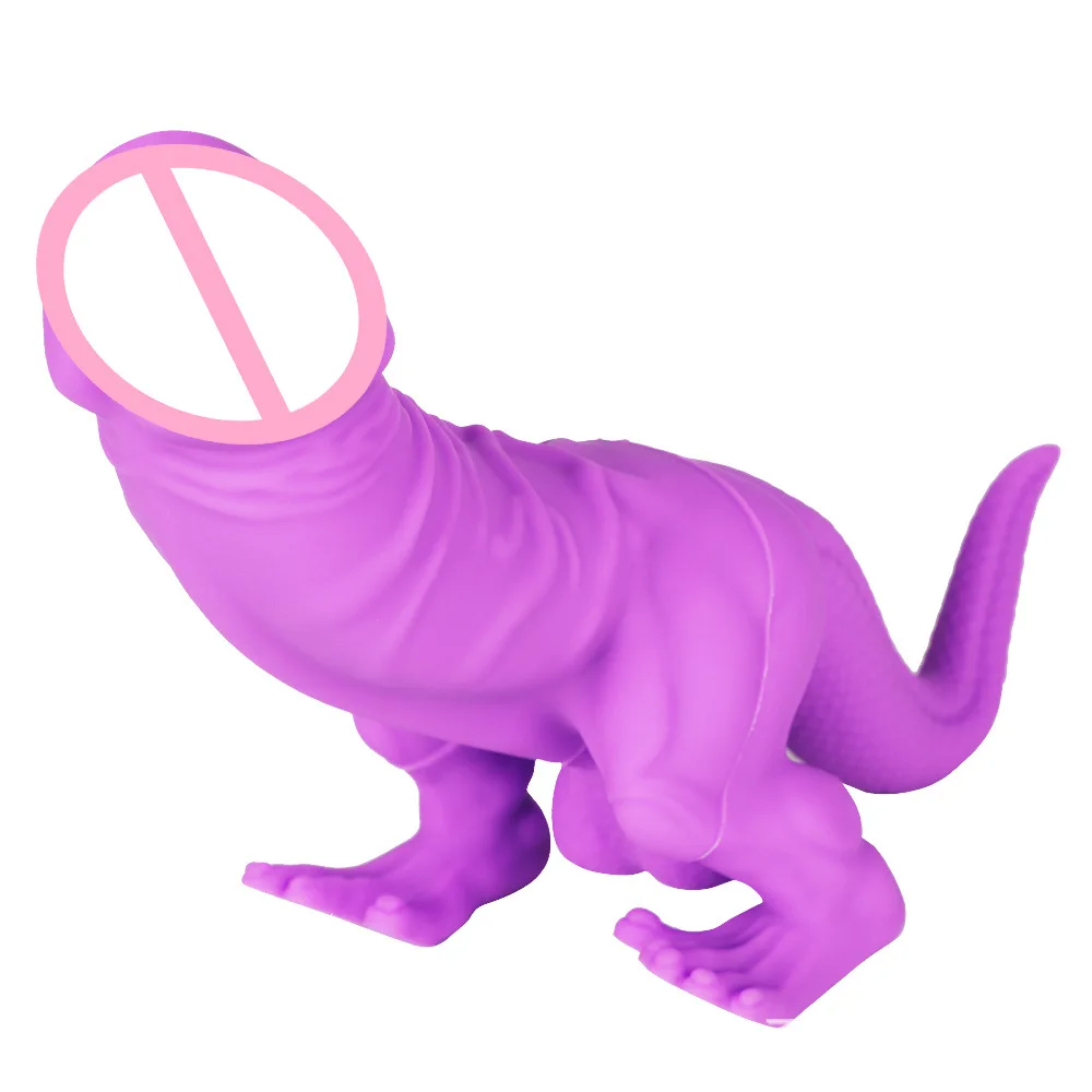Dinosaurus Dildo Monster Realistische Dildo Met Sterke Zuignap Silicone Anale Dildo Flexibele Pik Seksspeeltje Voor Vrouwen