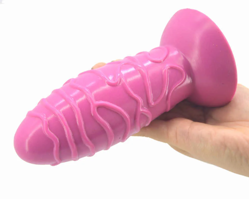 Silicone Anal Fantasy: Realistische Skin Dildo Met Zuigbeker En Anale Plug Voor Volwassen Spel Van 3373