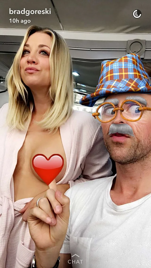 Kaley Cuoco Flashes Breast on Snapchat Beats Hackers to the Punch This Time