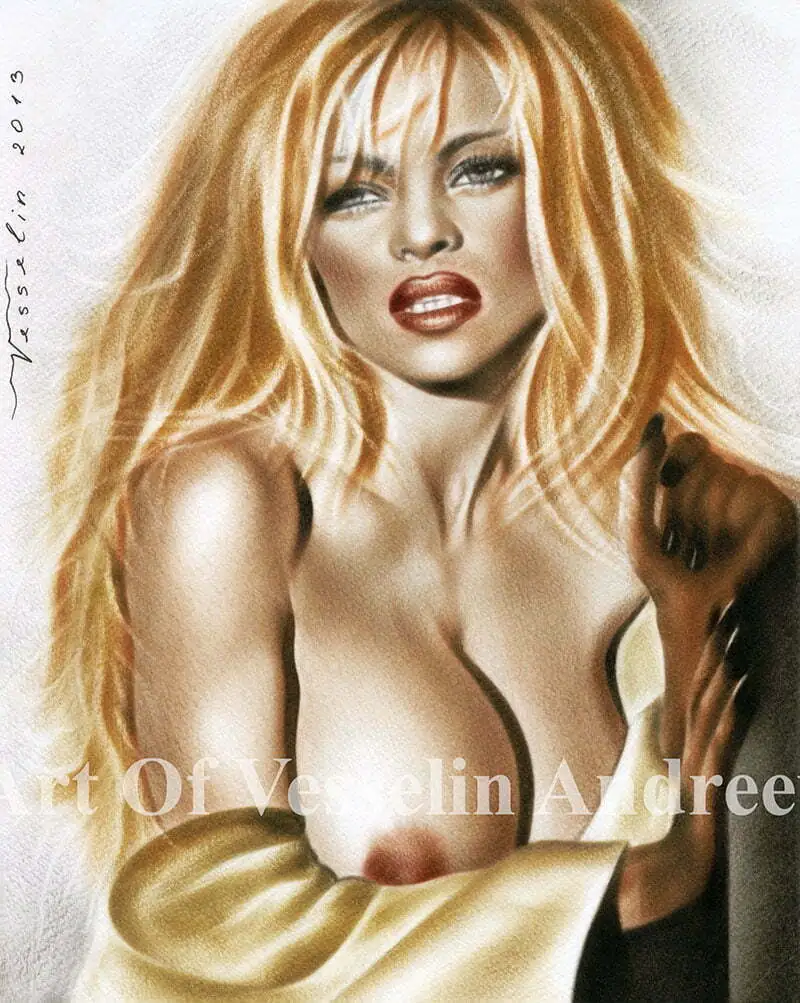 Print Of Female Nude Oil Painting