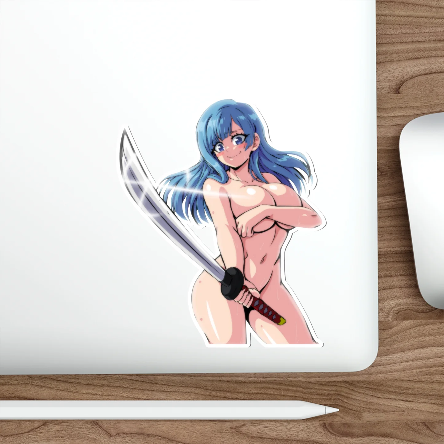 Jujutsu Kaisen Nude Kasumi Miwa Katana Waterproof Sticker