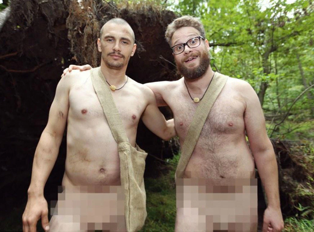 James Franco Seth Rogen Get Naked and Afraid: See the Pics