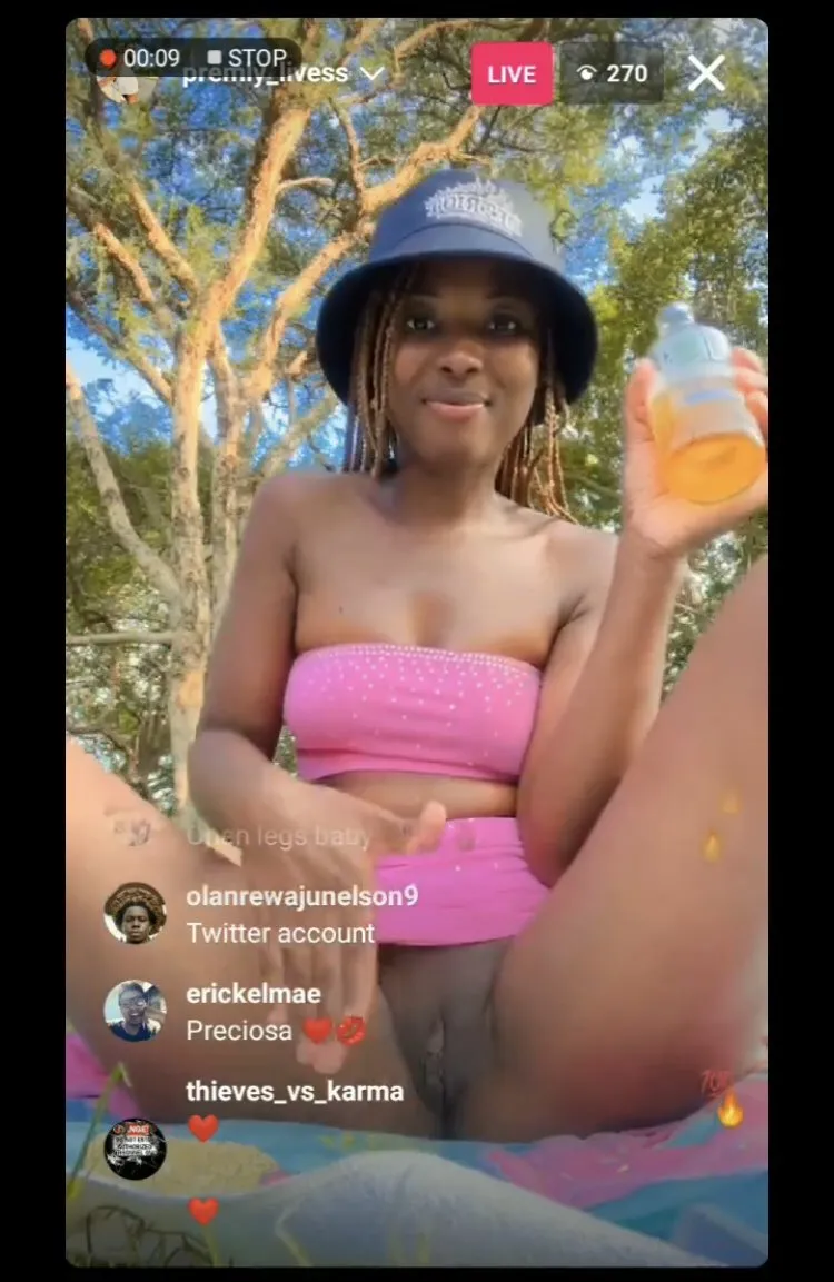 Black Woman Naked On Instagram Live Photo Kenyan Porn
