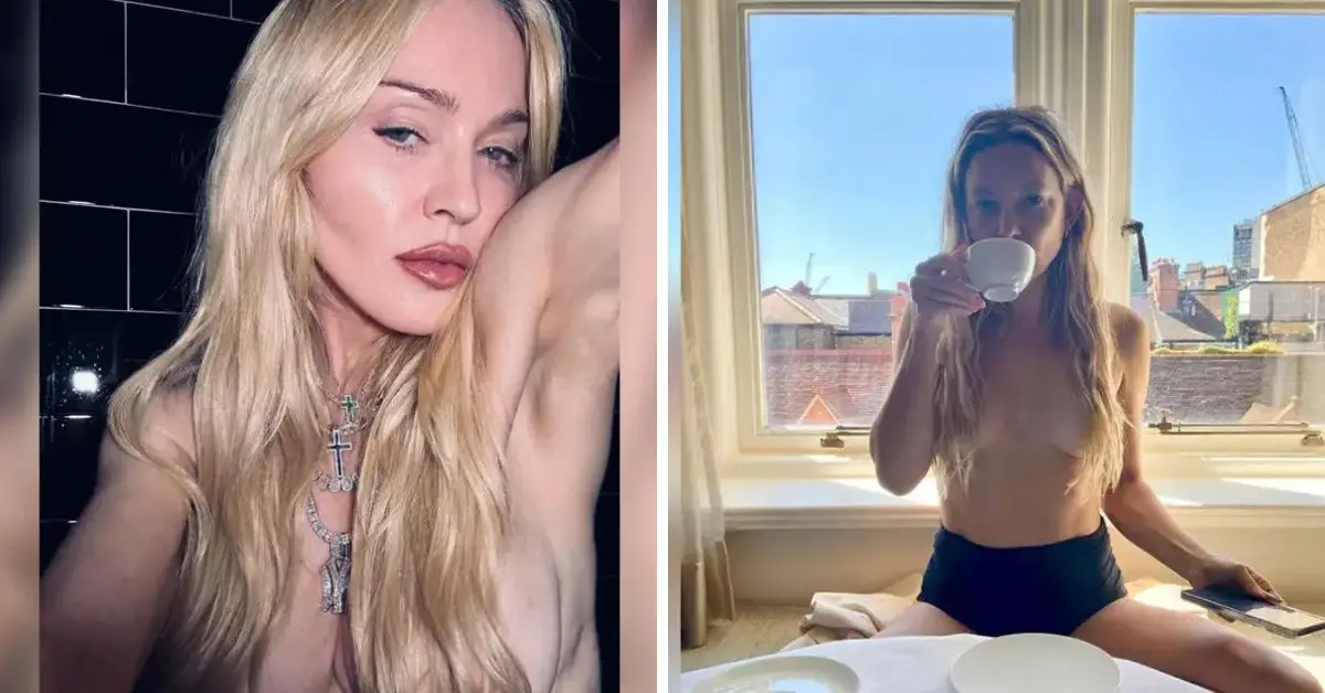 Celebrities Who Went Topless: Madonna Kate Hudson More
