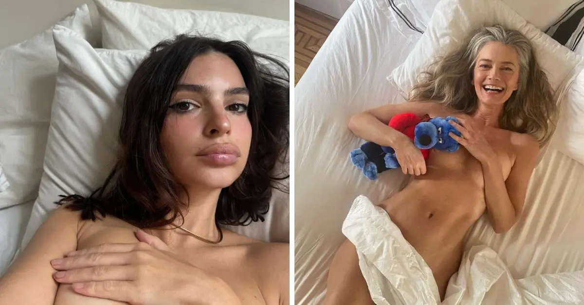 Best Naked Celebrity Photos: Emily Ratajkowski Paulina Porizkova