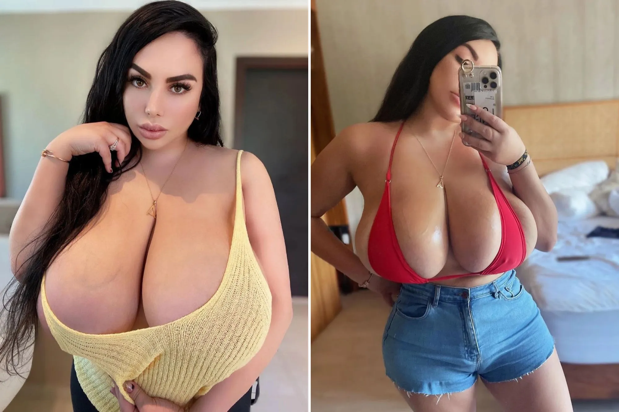 I have natural 34KK boobs