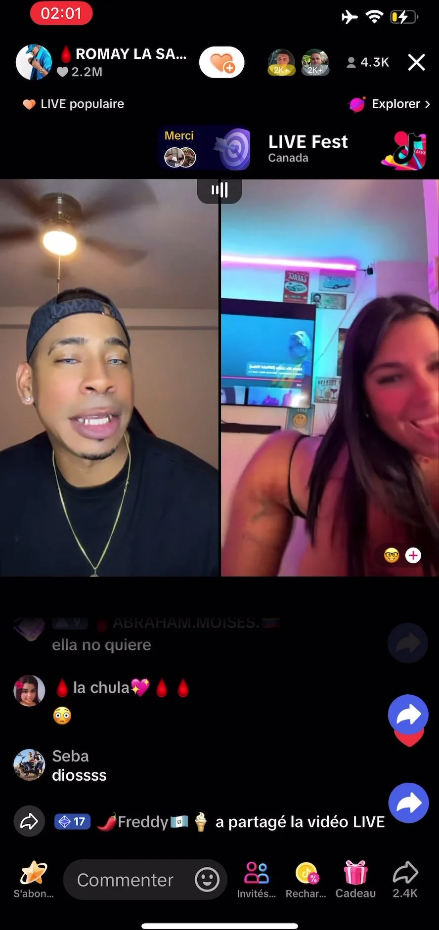 Girl Naked on tiktok live