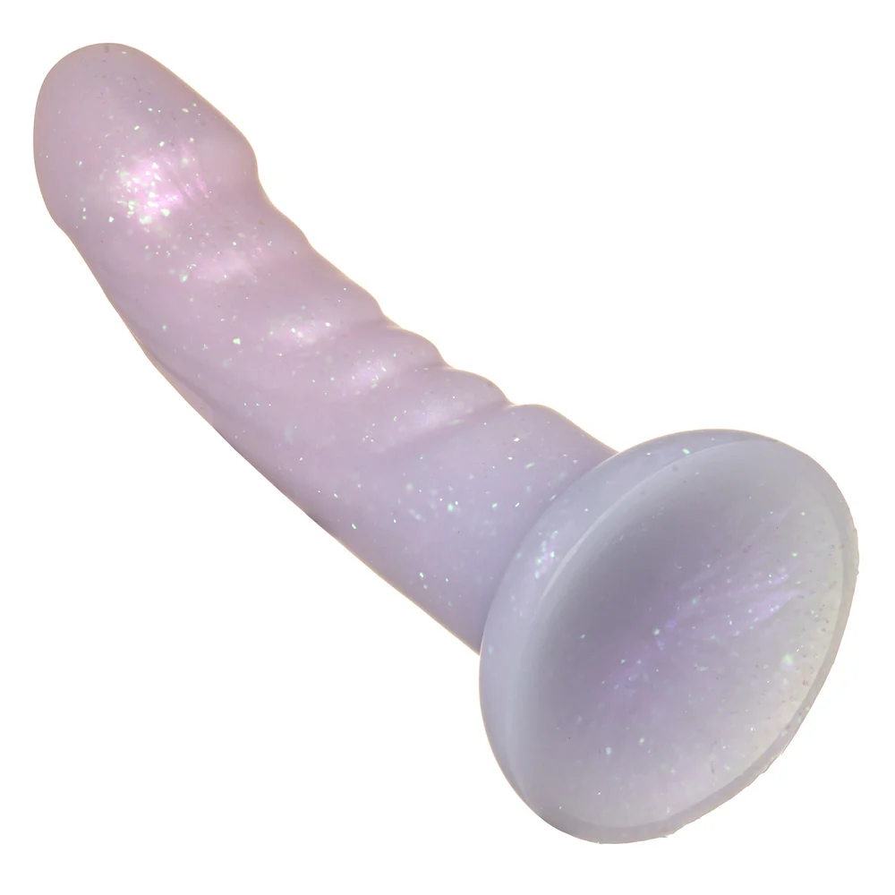 6 Tease Ribbed Silicone Dildo