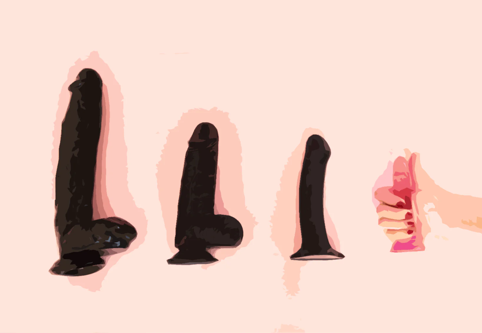 Dildo Size Comparison: Choosing Length Girth