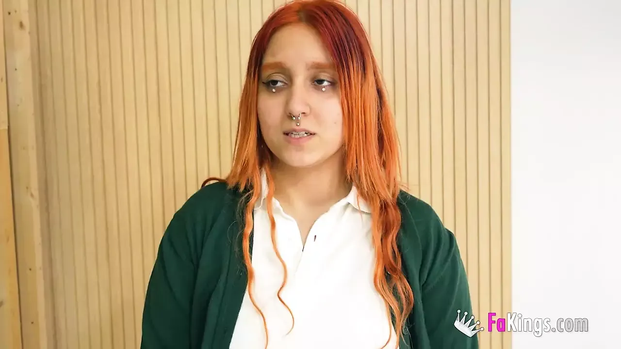 Natalyy Hott the 18yo teenage gets roughed up at her very first porno casting!