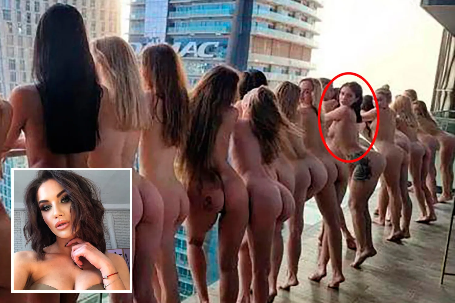 Model caught out by TATTOO on bum after posing naked for Dubai photoshoot as family say they thought she was on holiday
