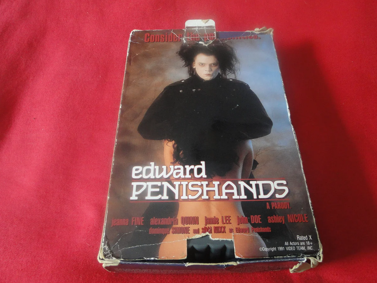 Vintage Adult XXX VHS Porn Tape X-Rated Edward Penishands X3