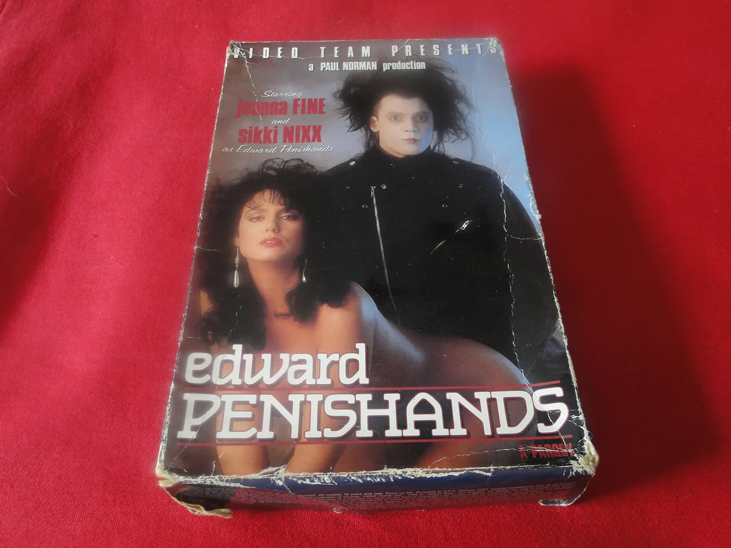 Vintage Adult XXX VHS Porn Tape X-Rated Edward Penishands X3