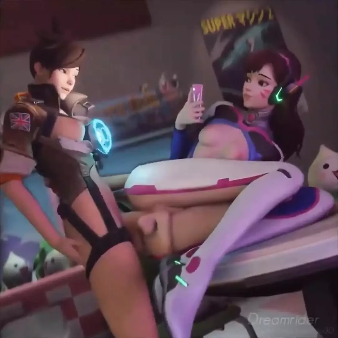 Futa tracer neukt futa d.va overwatch futa porno
