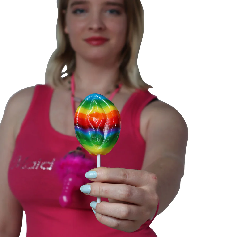 Rainbow Pussy Pop Bachelor Party Candy