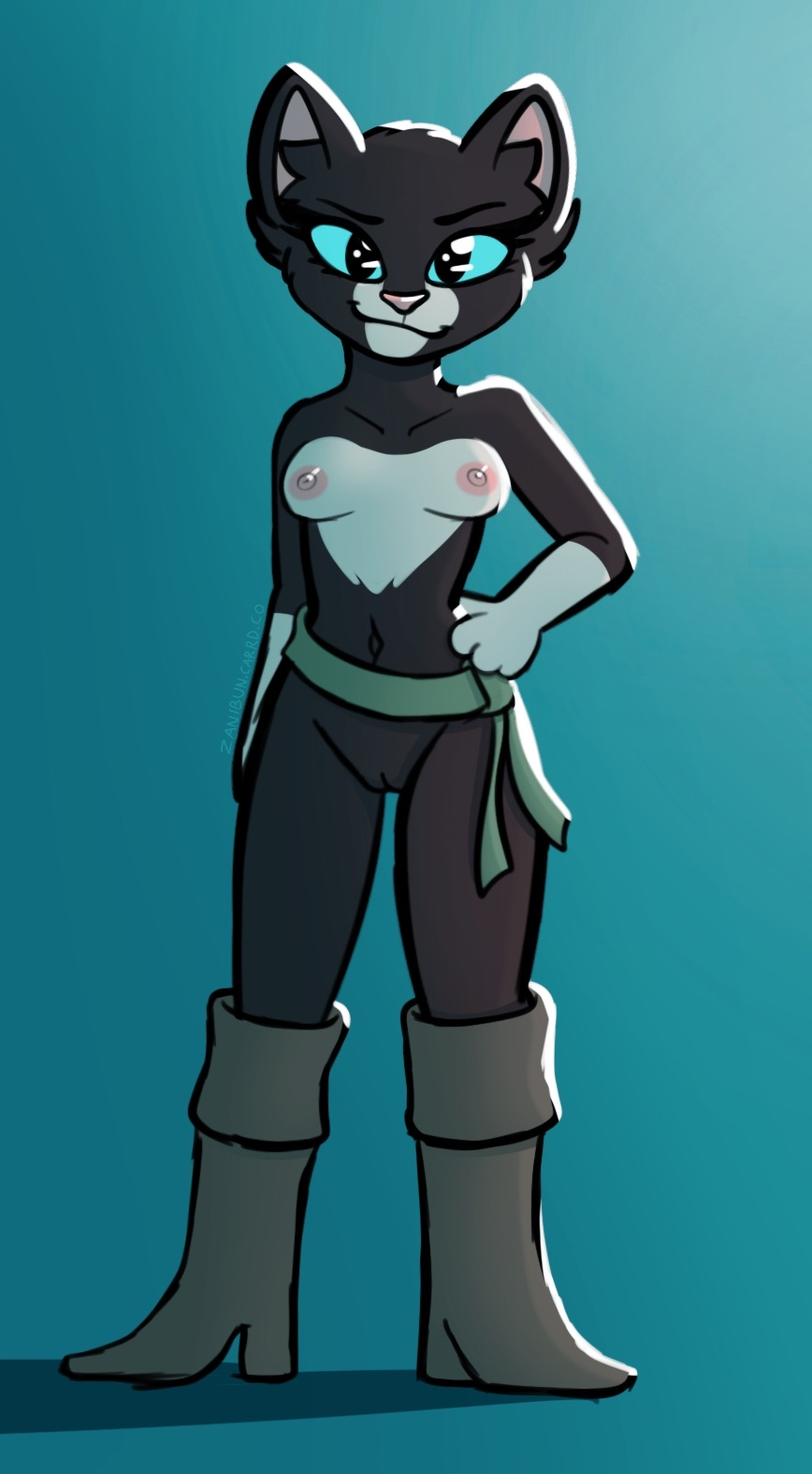Kitty Softpaws Nude by AzureBerryArts on Newgrounds